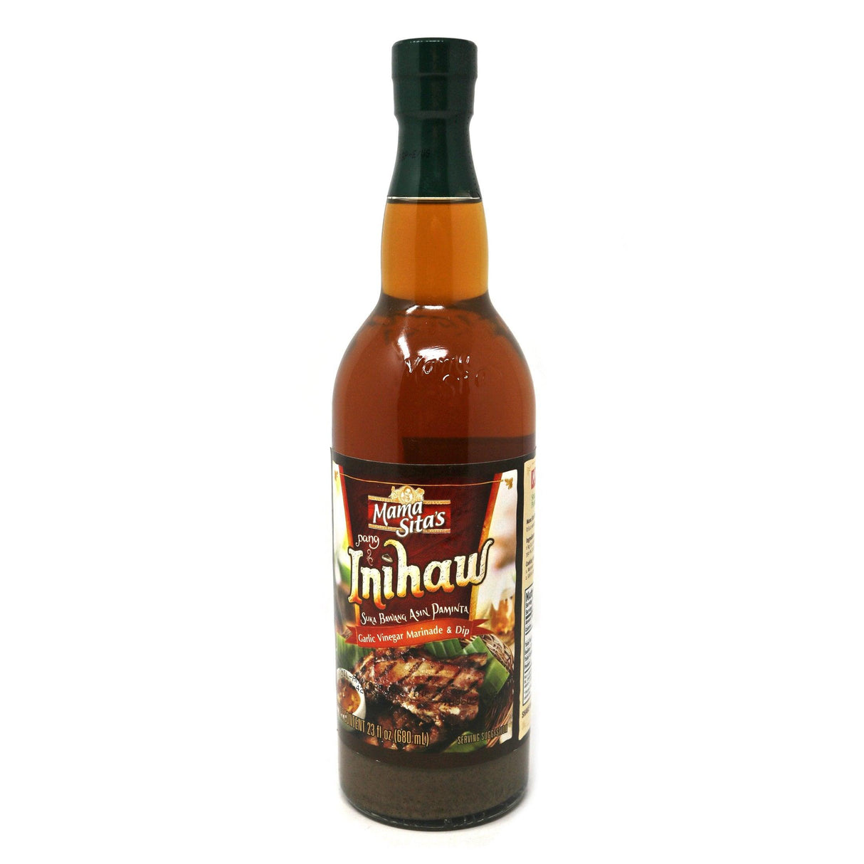 Mama Sita's Marinade and Dips (Pang Inihaw Garlic Vinegar 23 Fl Oz/Pack of 2) - Mighty Depot