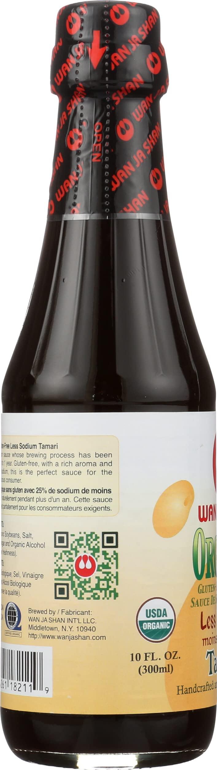 Wan Ja Shan Organic Tamari Soy Sauce, 10 Ounces (Pack Of 6) - Mighty Depot