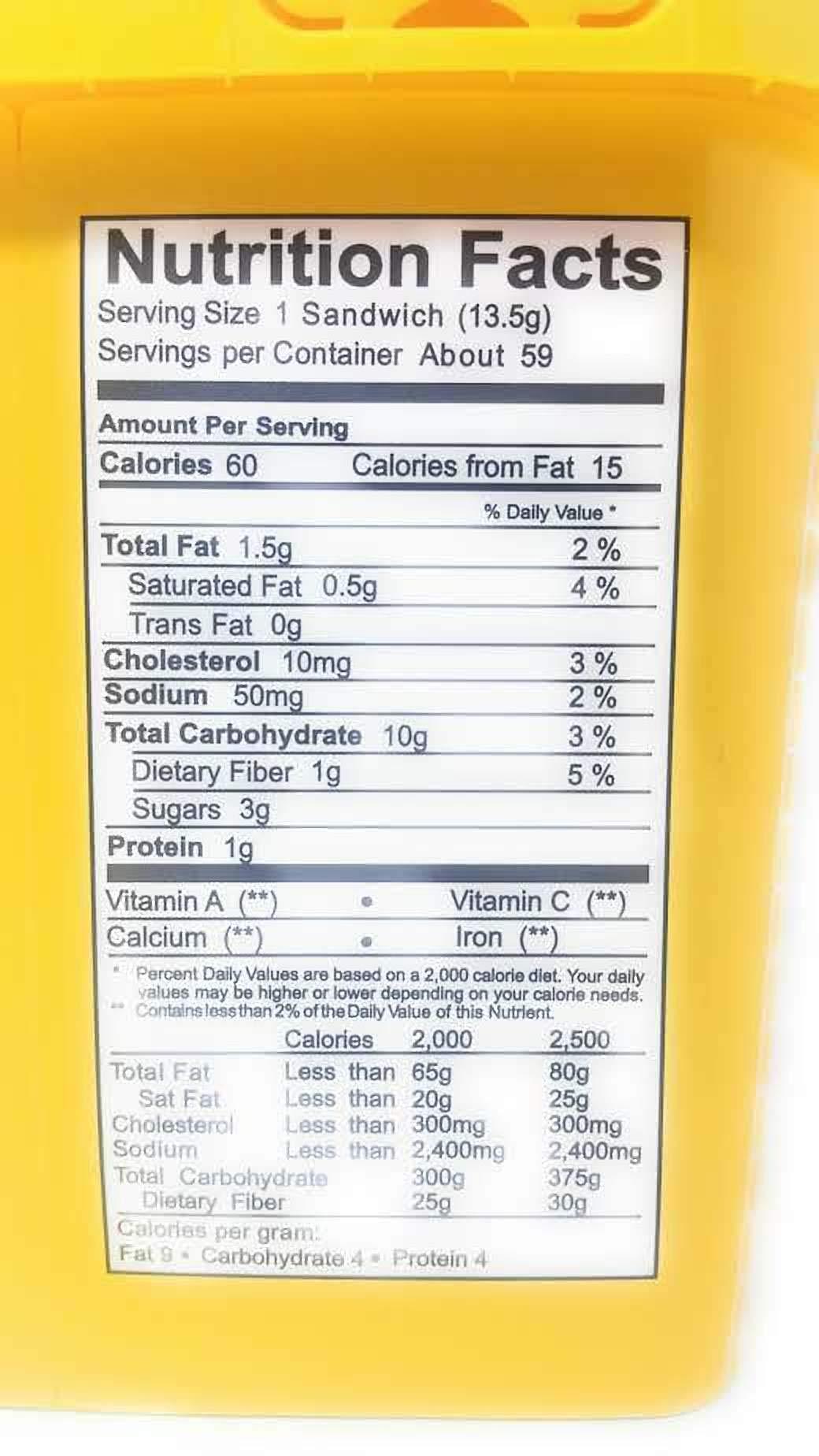 Croley Foods Sunflower Crackers Cream Sandwiches - Mighty Depot