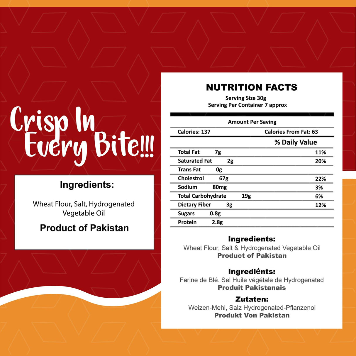 United King Pheni - Fried Vermicelli - 200 Grams (7.05Oz) - Crispy Delight for Festivals & Occasions || Perfect with Milk for Children and All Ages, Rich in Fiber Healthy Snacks for All! - Mighty Depot