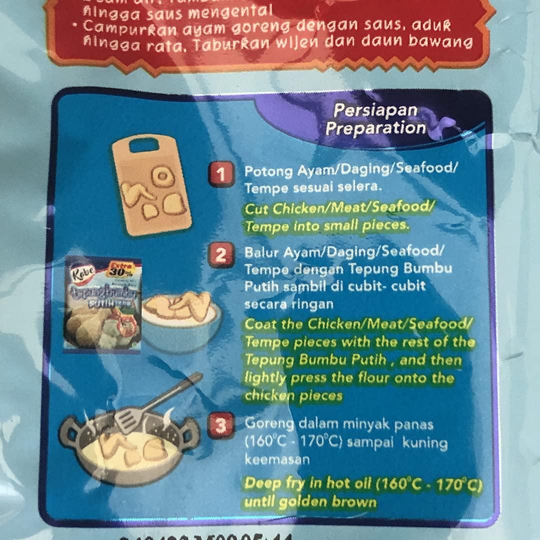 kobe adonan lengkap bakwan & perkedel (savoury fritter mix) - 3.17oz - Mighty Depot