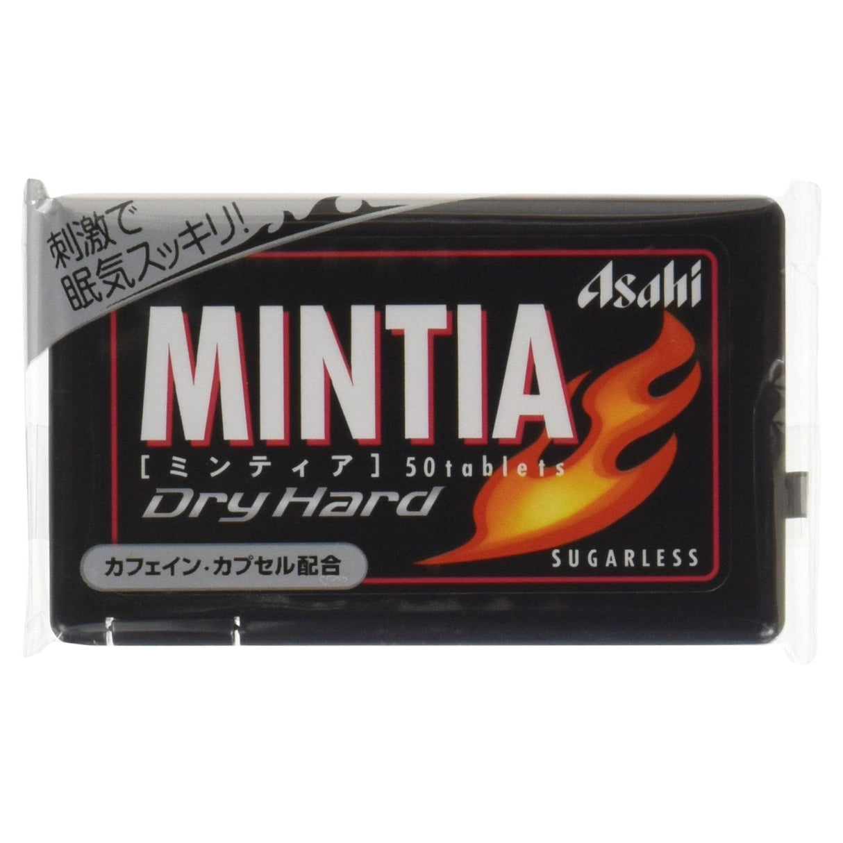 Mintia Breath Mint with Caffeine - Dry Hard - By Asahi Food & Heathcare From Japan 50 Tablets X10packs!! - Mighty Depot