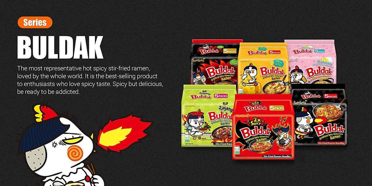 Samyang Buldak Hot Spicy Chicken Ramen Noodle - Mighty Depot