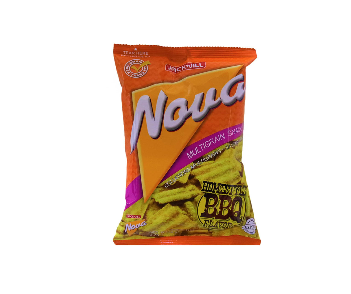 Jack 'n Jill Nova Multigrain Snacks Homestyle BBQ Flavor, 78g/2.75 oz., Imported from Canada) - Mighty Depot