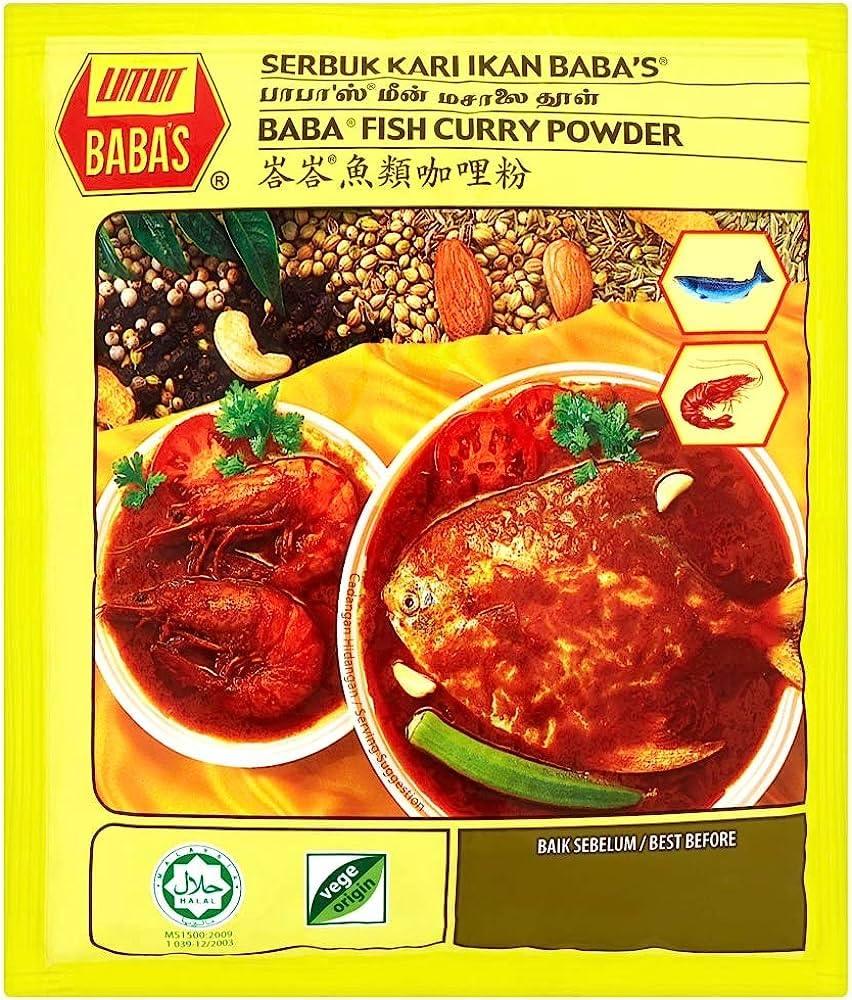 Babas Fish Curry Powder, 8.82 Ounce - Mighty Depot