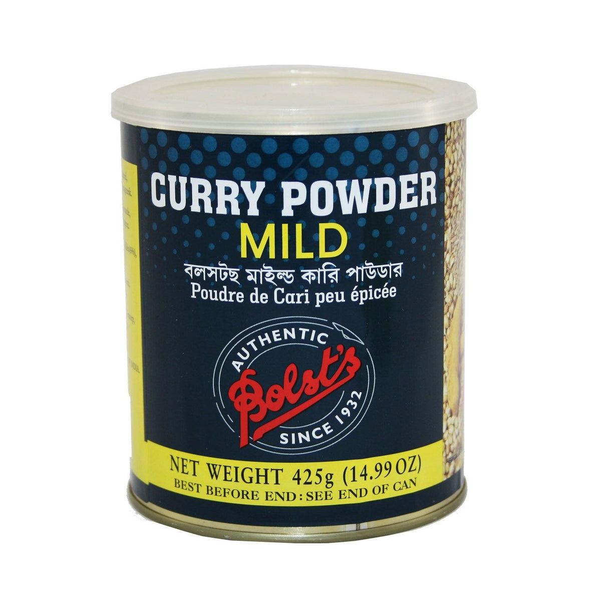 Bolst's Mild Curry Powder Tin 425g - Mighty Depot
