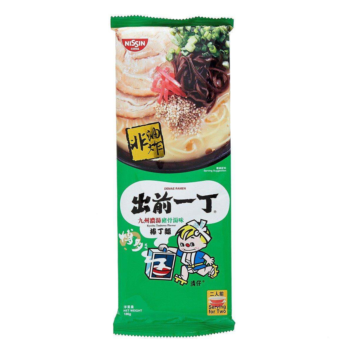 Nissin Demae Ramen Straight Noodle Instant Noodle (186g x 6packs) - Mighty Depot