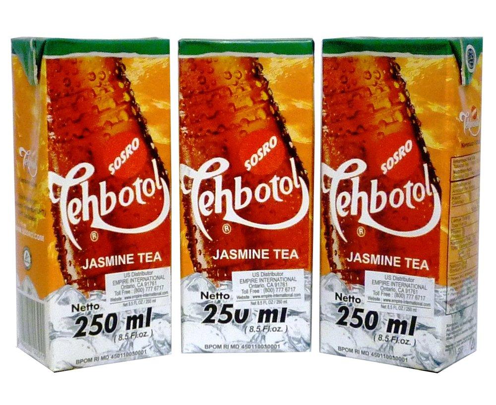 Sosro Teh Botol Jasmine Tea Drink, 8.5-Ounce (Pack of 24) - Mighty Depot