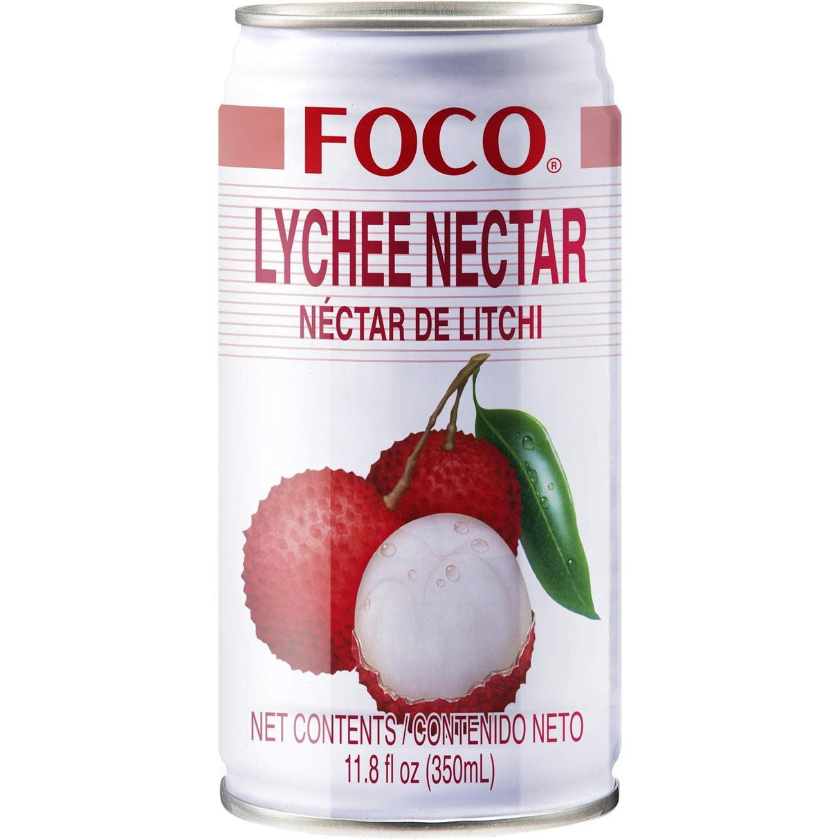 Foco Lychee Juice 11.8 Oz (Pack of 24) - Mighty Depot