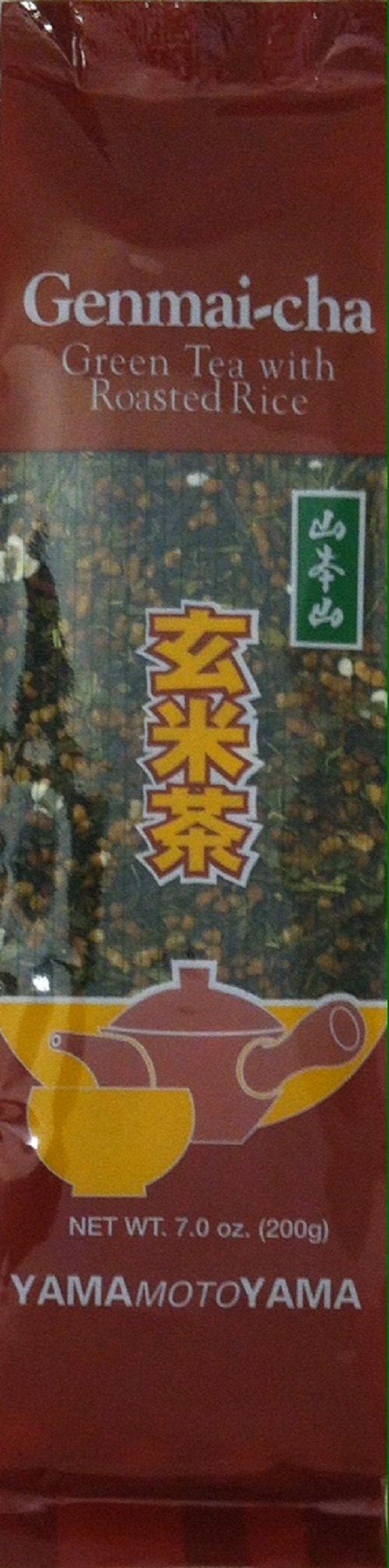 Yamamotoyama Loose Genmai Cha Green Tea with Roasted Rice, 7.0-Ounce Bags (Pack of 6) - Mighty Depot