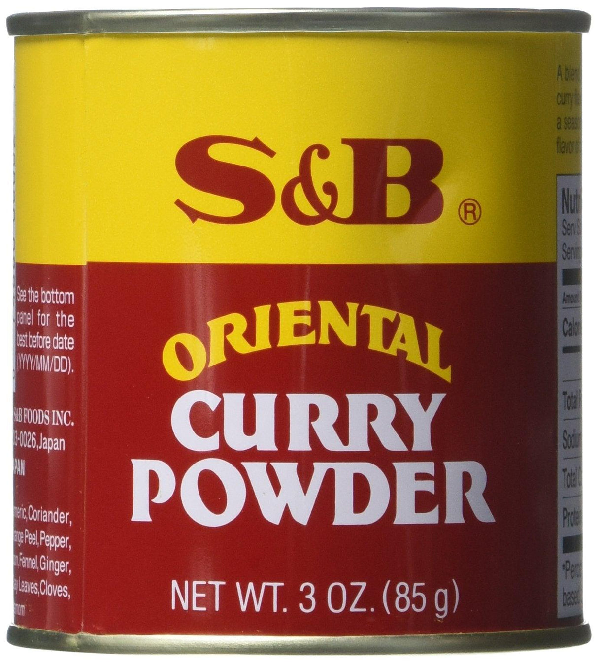 S&B Curry Powder, Oriental, 3 oz (85 g) (Pack of 2) - Mighty Depot