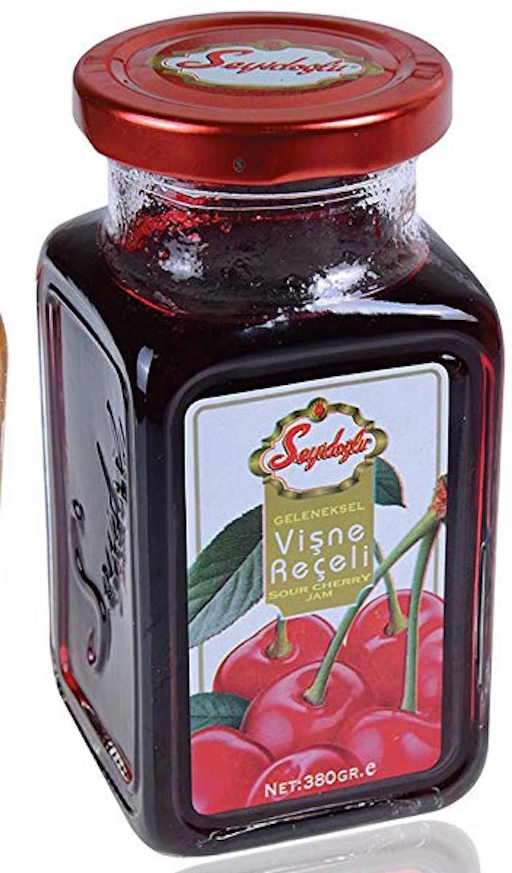 Seyidoglu Sour cherry Preserves 13.4oz - Mighty Depot