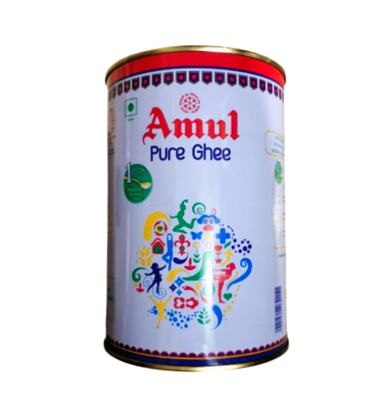 Amul Pure Ghee Tin, 1L - Mighty Depot