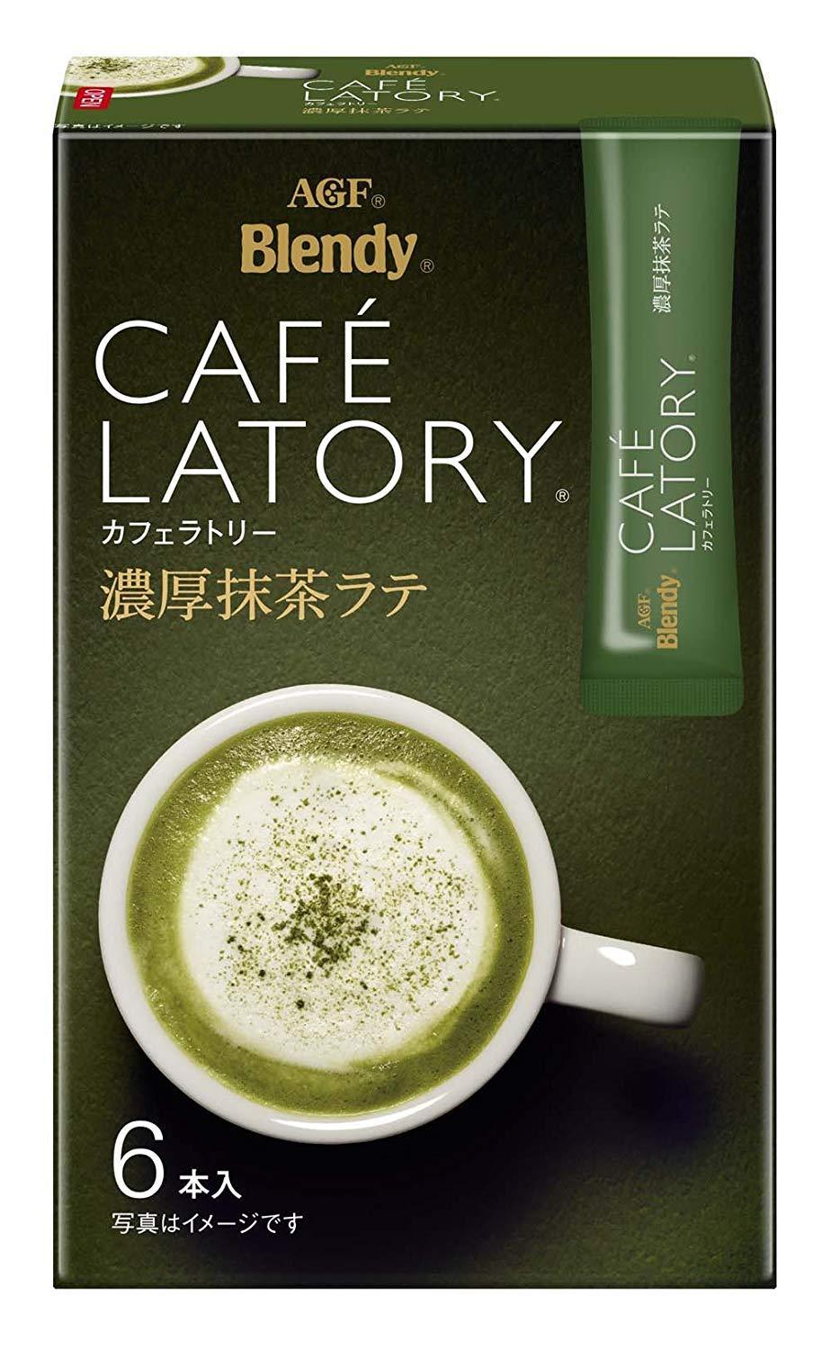 Matcha Drink Set Blendy Cafe Latory Matcha Late 6 × 3pcs Japanese Green Tea Ninjapo™ Japan - Mighty Depot