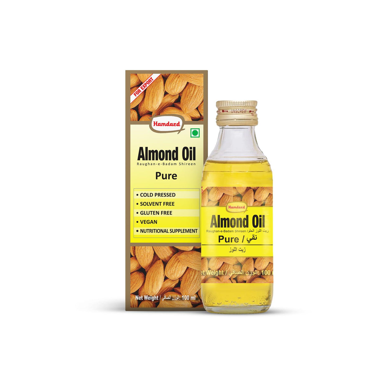 Hamdard, Roghan Badam Shirin, 100 Milliliter(mL) - Mighty Depot