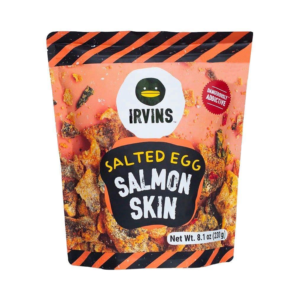 Irvins Salted Egg Salmon Skin - Mighty Depot