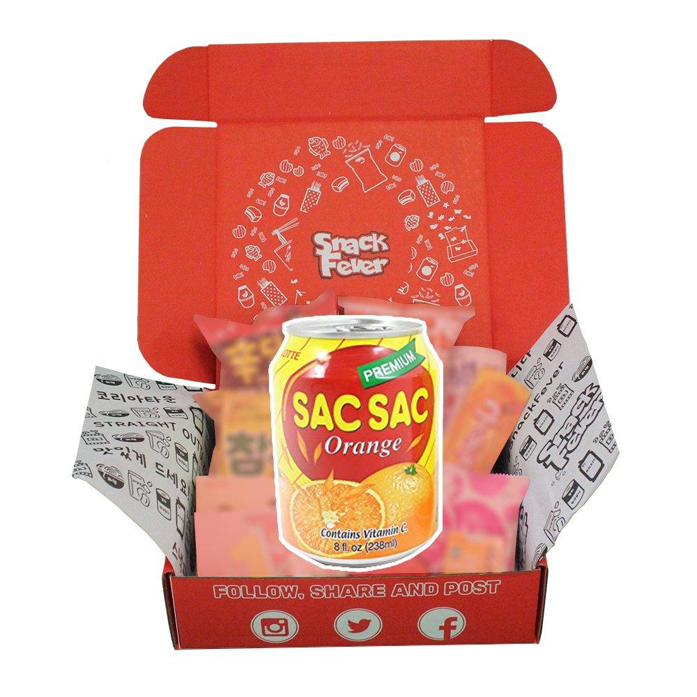 Lotte Sac Sac Orange 8 FL.oz (20 cans) - Mighty Depot