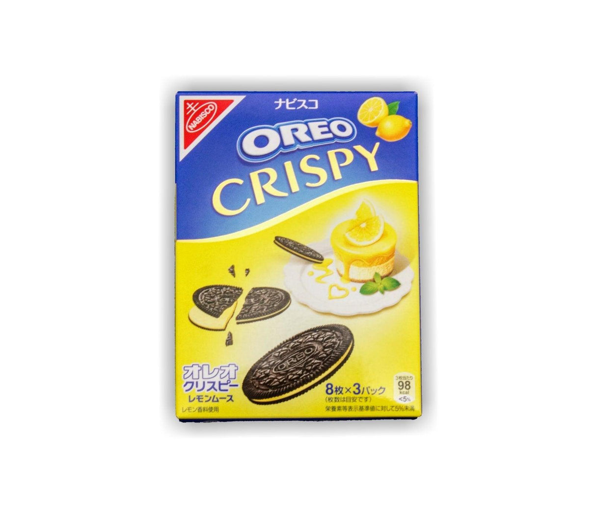 (Pack of 2) Nabisco OREO CRISPY with LEMON MOUSSE filling Cookies - Mighty Depot