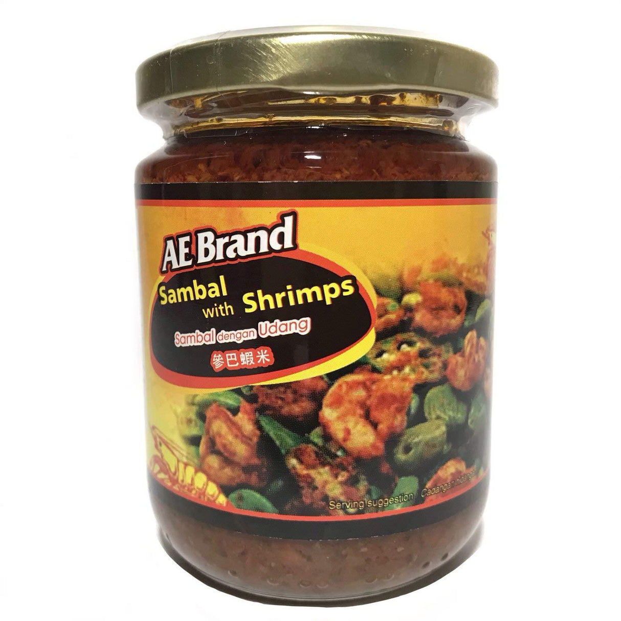 AE Brand Sambal with Shrimps 220g (3 Pack) - Mighty Depot