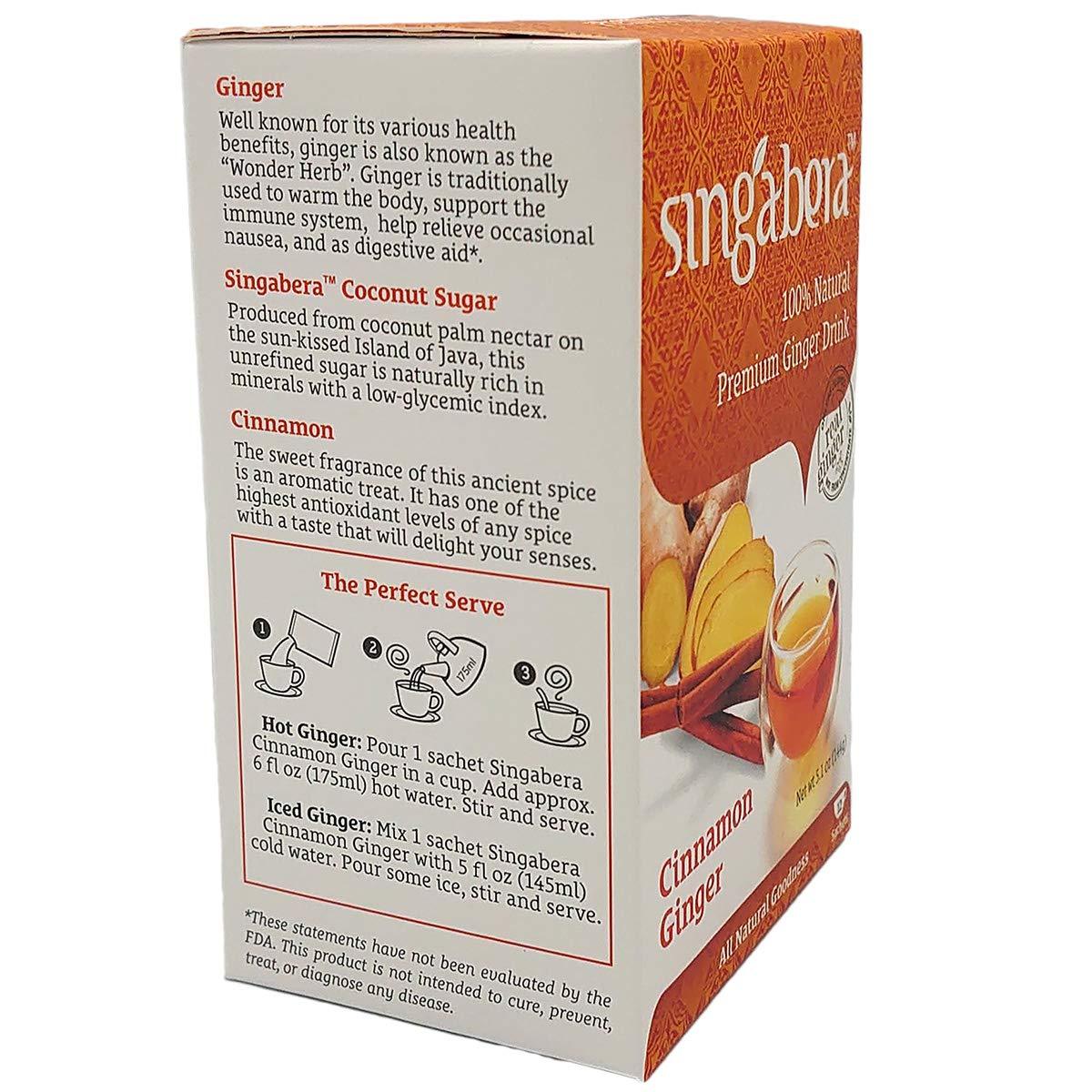 Premium Ginger Drink (Cinnamon Ginger) - 5.1oz (Pack of 1) - Mighty Depot