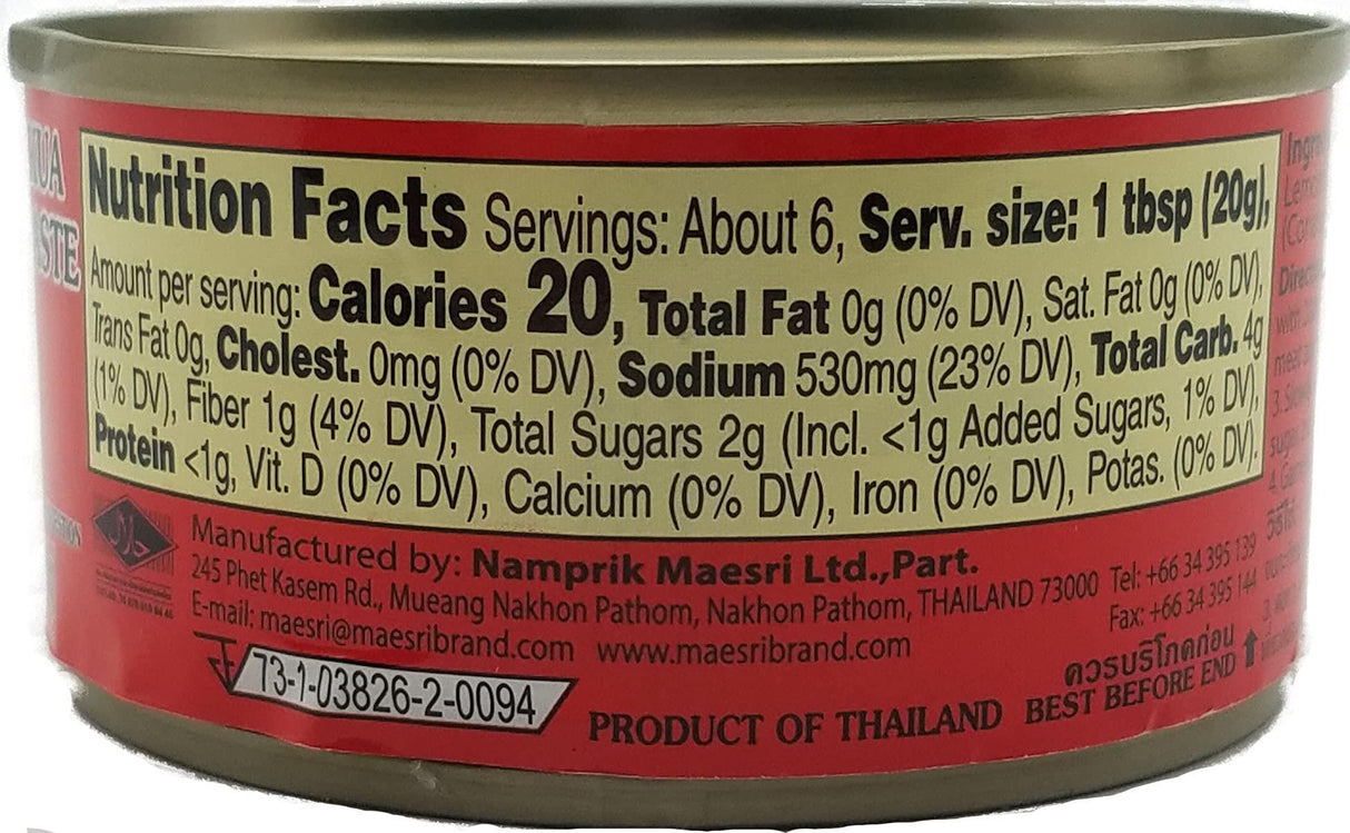 Maesri Thai Kaeng Kua Curry Paste - 4 Oz (Pack of 4) - Mighty Depot