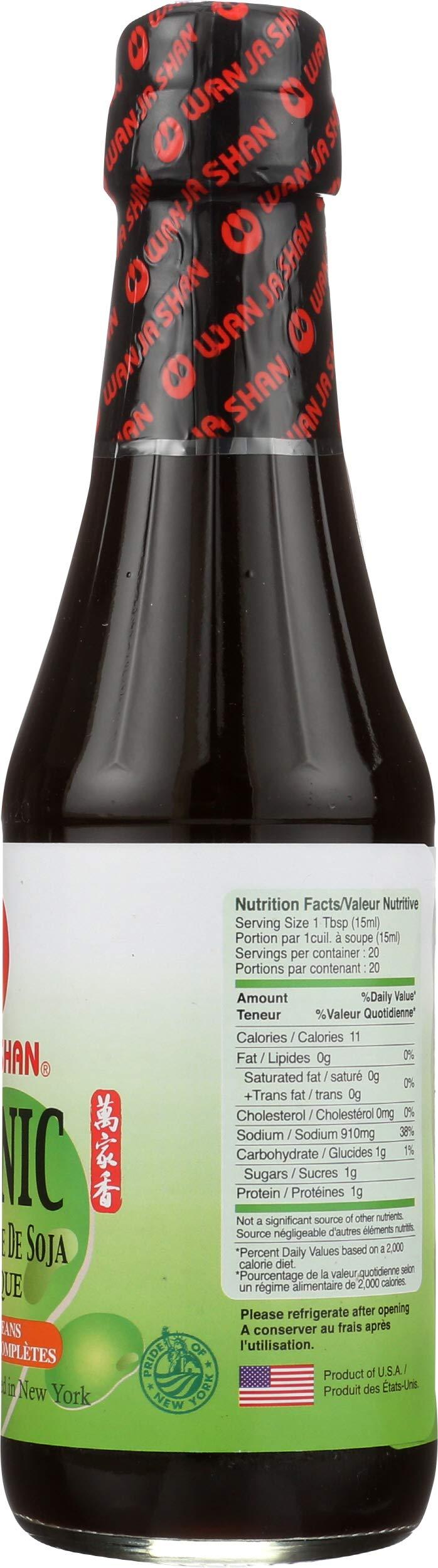 WAN JA SHAN Organic Soy Sauce, 10 FZ - Mighty Depot