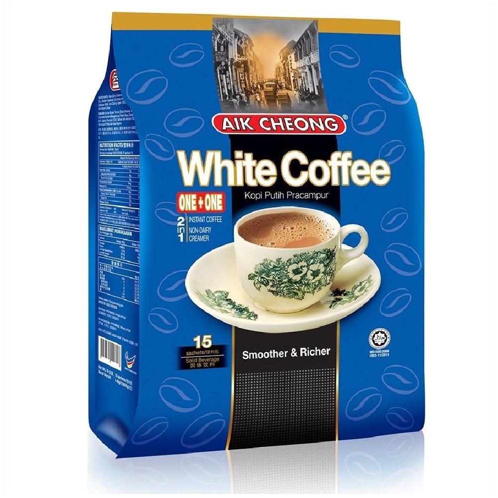 Aik Cheong 2 in 1 Instant White Coffee + Creamer (1 Bag) - Mighty Depot