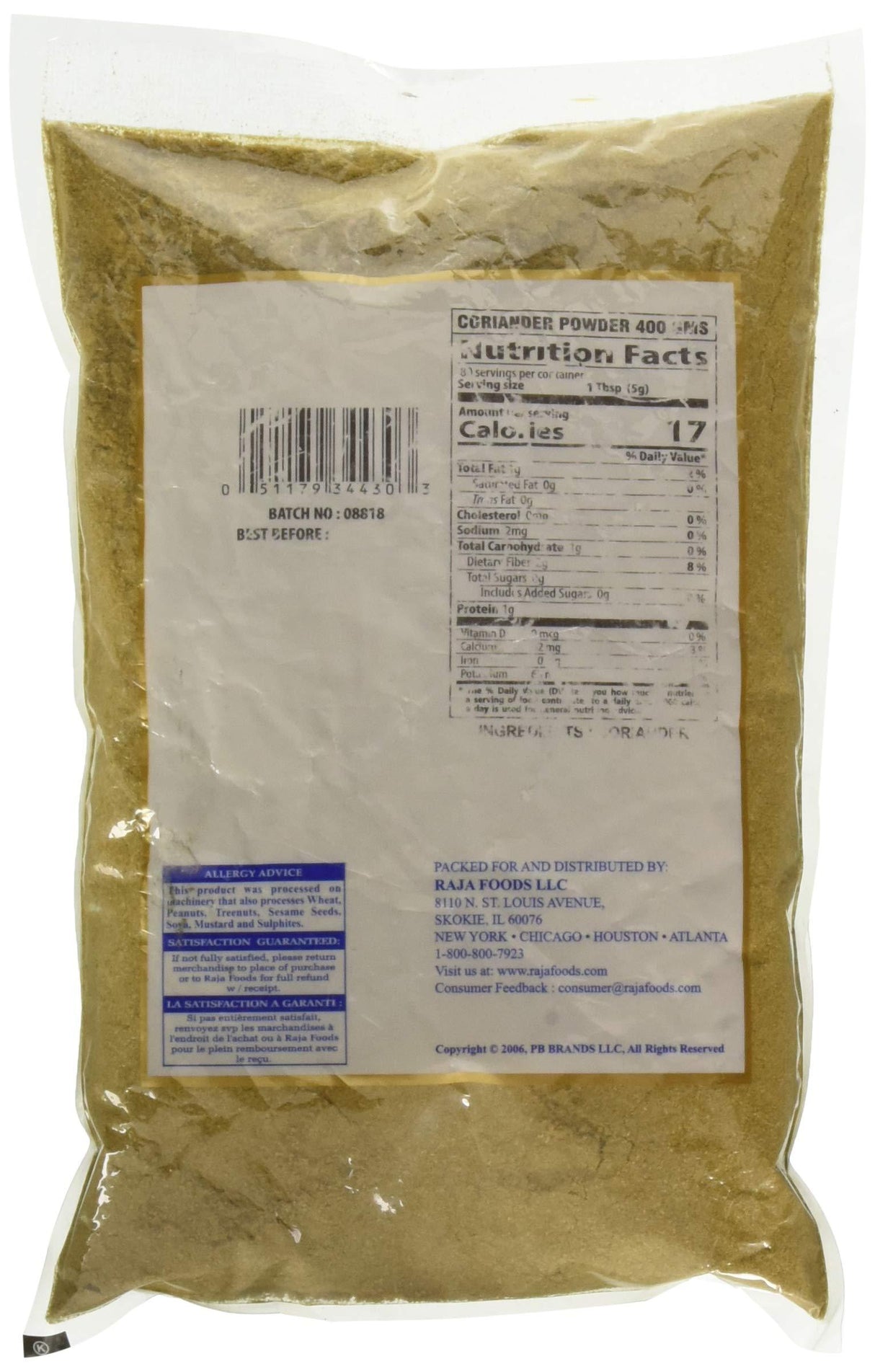 Coriander Powder Spice - Mighty Depot