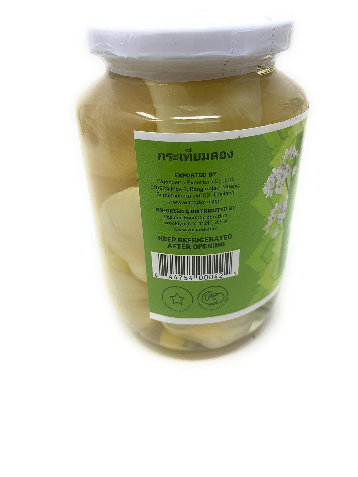 Wangderm Whole Pickled Garlic 16oz - Mighty Depot