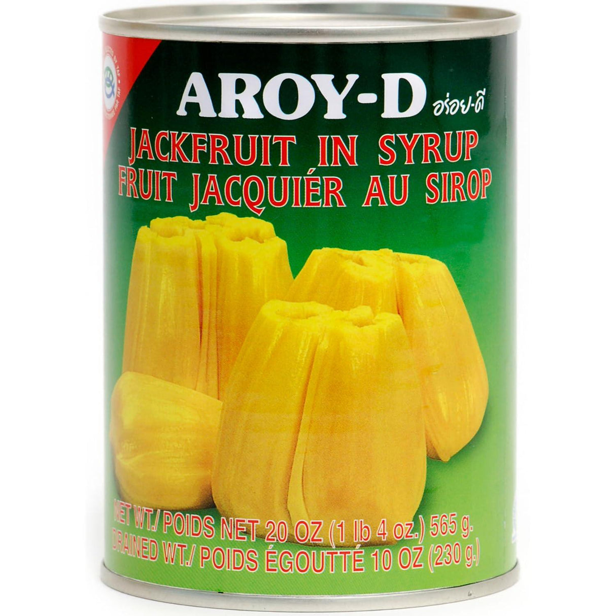 AROY-D Jackfruit In Syrup 565g alloy Dee jack fruit syrup - Mighty Depot