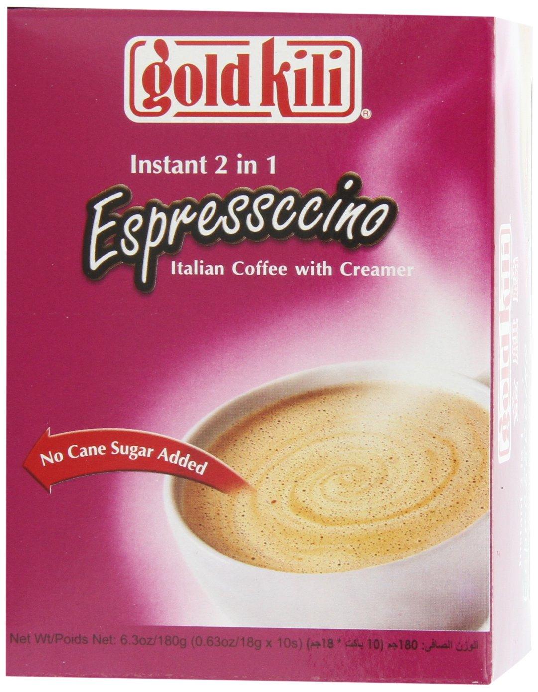 Gold Kili Espressccino ( No Sugar ) # 681, 6.3-Ounce (Pack of 6) - Mighty Depot