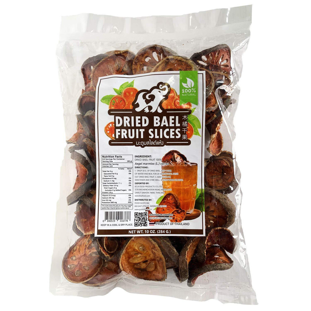 Best Choice's Dried Bael fruit Slices 10 oz (284g) 2 packs - Mighty Depot
