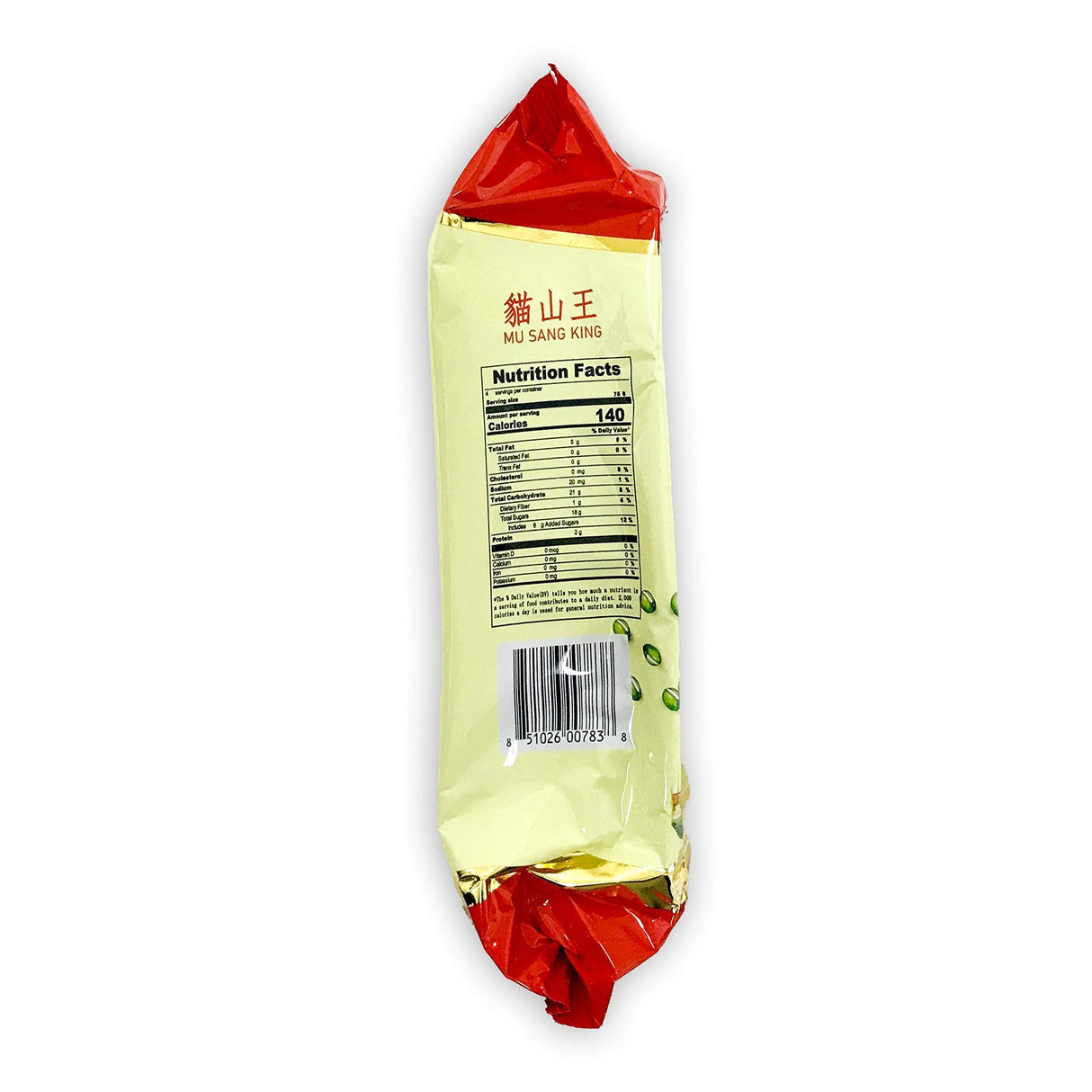 Mao Shan Wang Fruit Flavor Cookie 猫山王果饼 (Durian Cake榴莲饼, pack of 4) -Asian Snacks 02-1660 - Mighty Depot