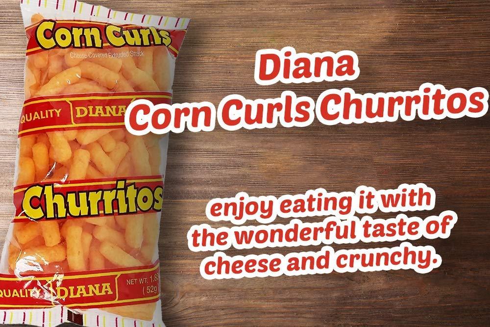 Prodiana Corn Curl Snack 1.83 oz - Churritos - Mighty Depot