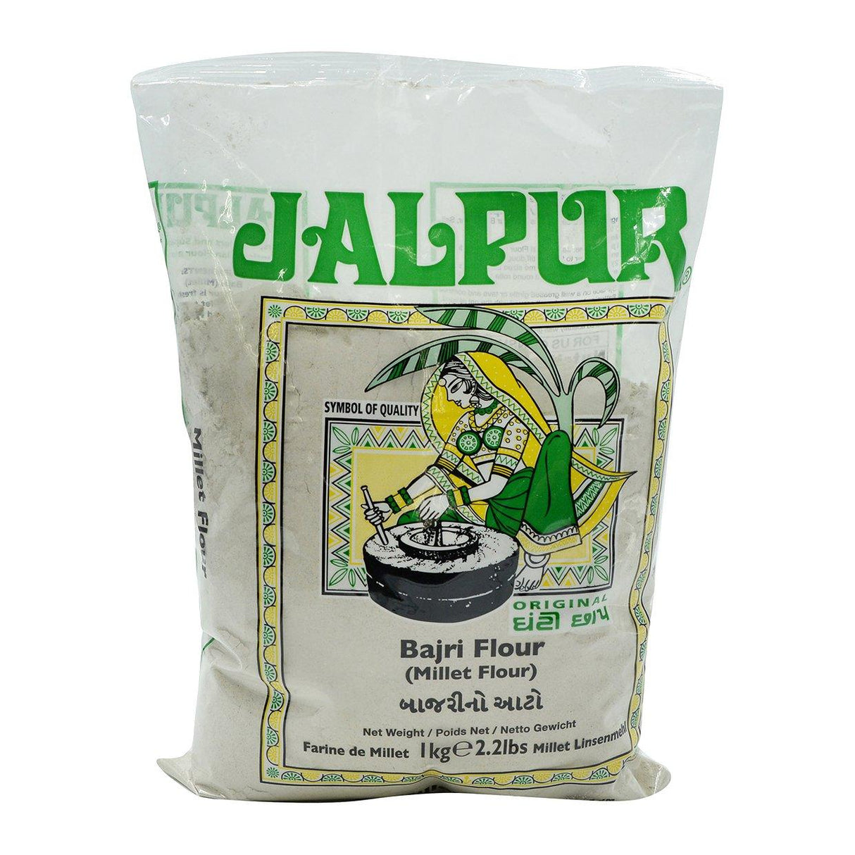 Jalpur Stone Ground Millet Flour (Bajri) 1kg - Mighty Depot