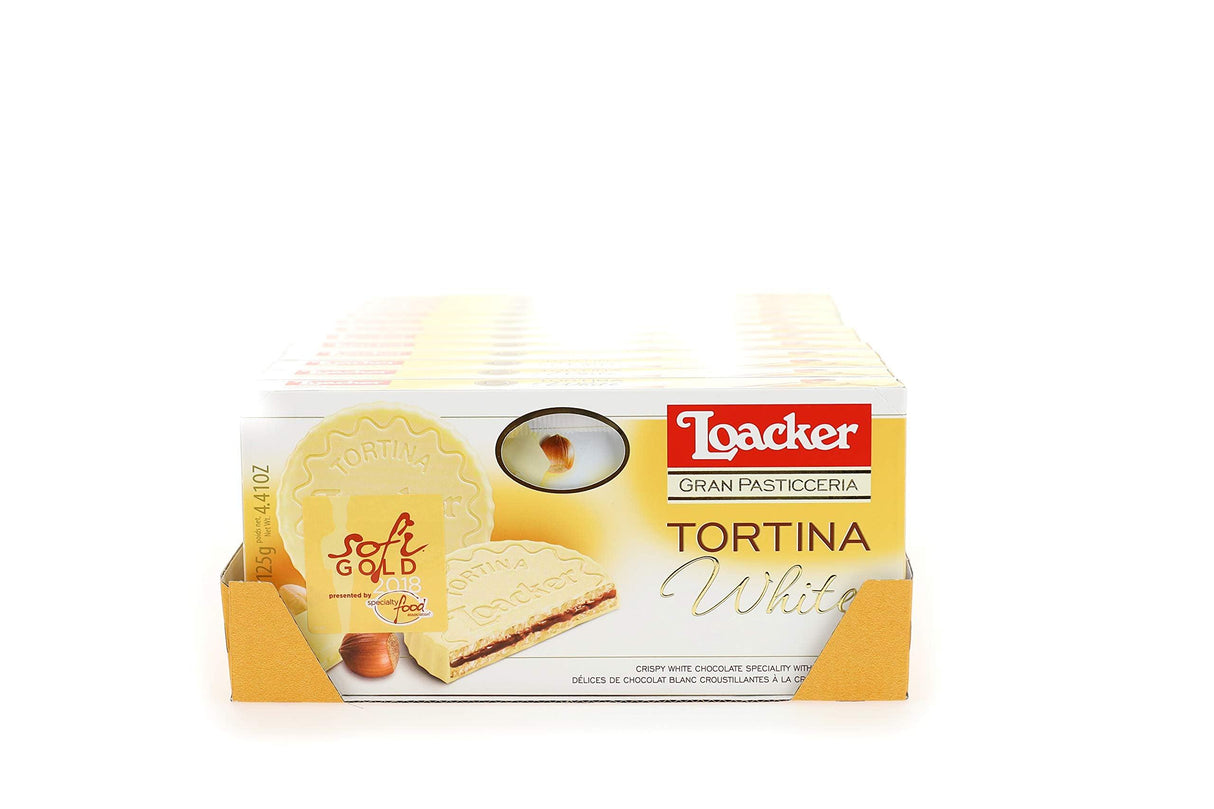 Loacker Gran Pasticceria Tortina White 125g/4.41 oz. - Mighty Depot