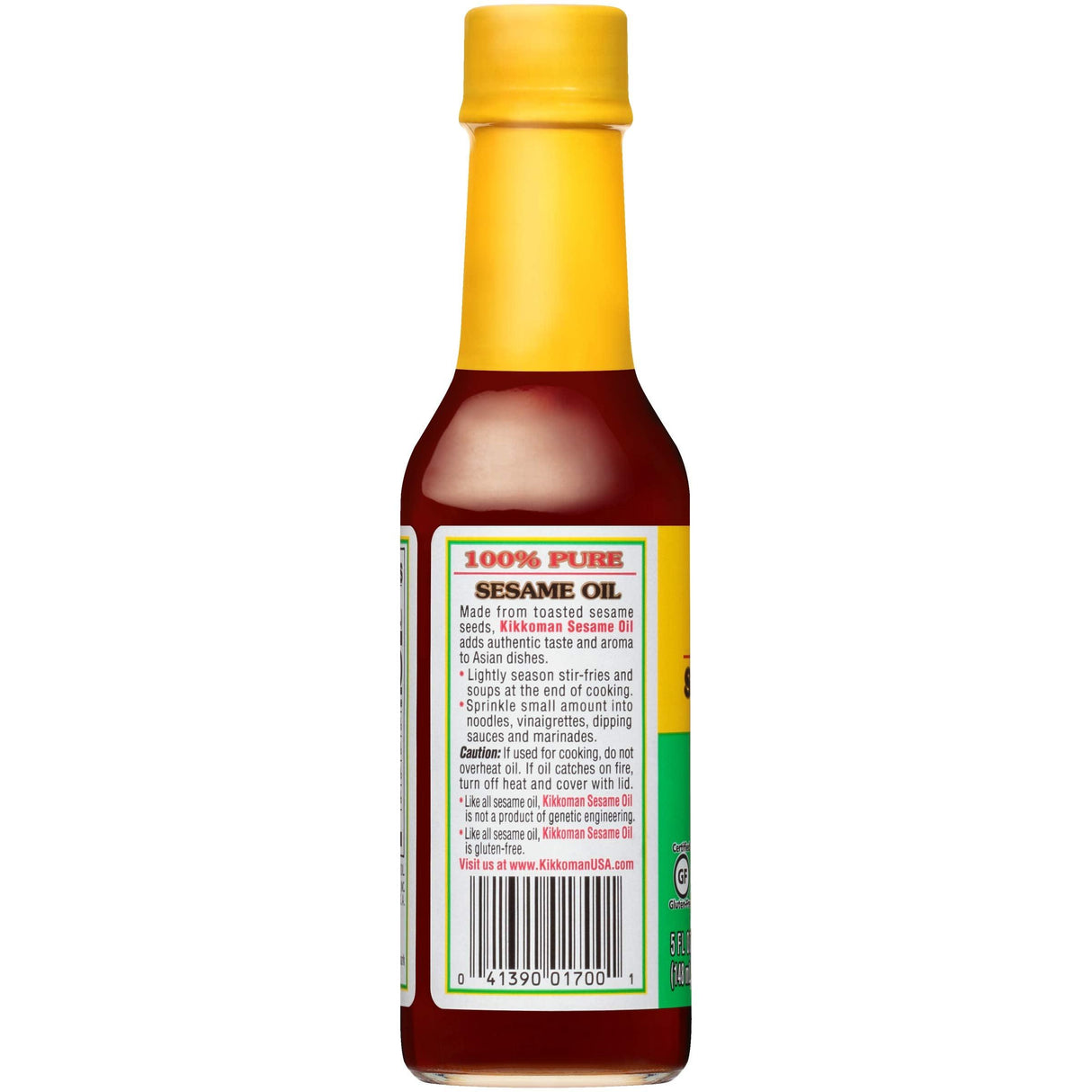 Kikkoman 100% Pure Sesame Oil, 5 Fl Oz - Mighty Depot
