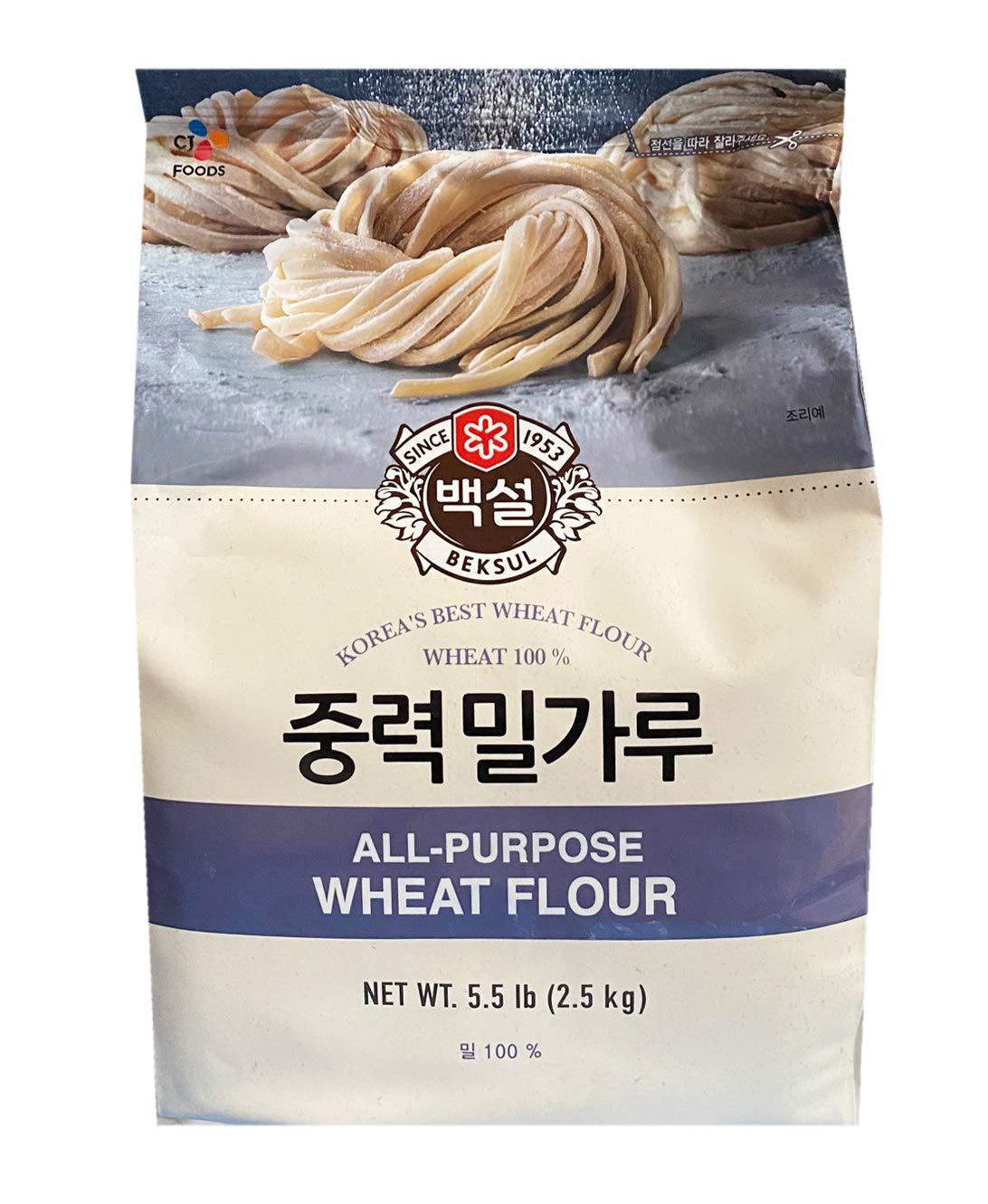 Beksul Korea's Best 100% Wheat All-Purpose Flour Value Pack백설 중력분 - Mighty Depot