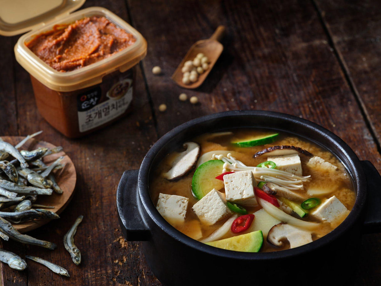 Chung Jung One O'Food Premium Korean Traditional Soybean Paste, Naturally Fermented, Umami Flavor, Doenjang Paste - Mighty Depot