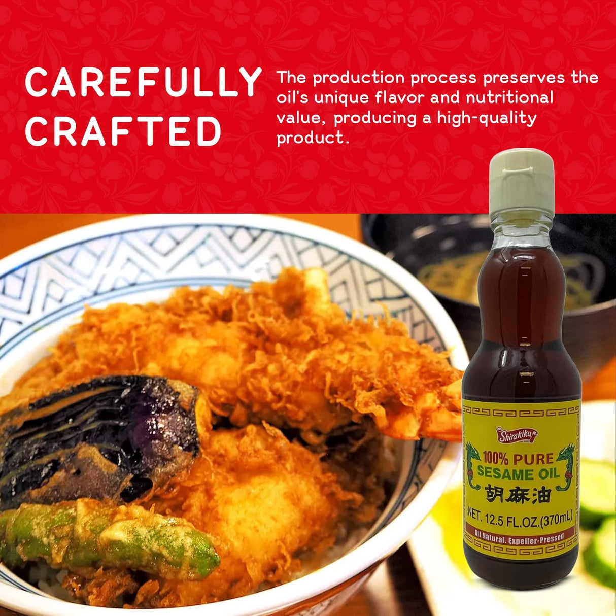 Shirakiku Japanese Sesame Oil - Mighty Depot