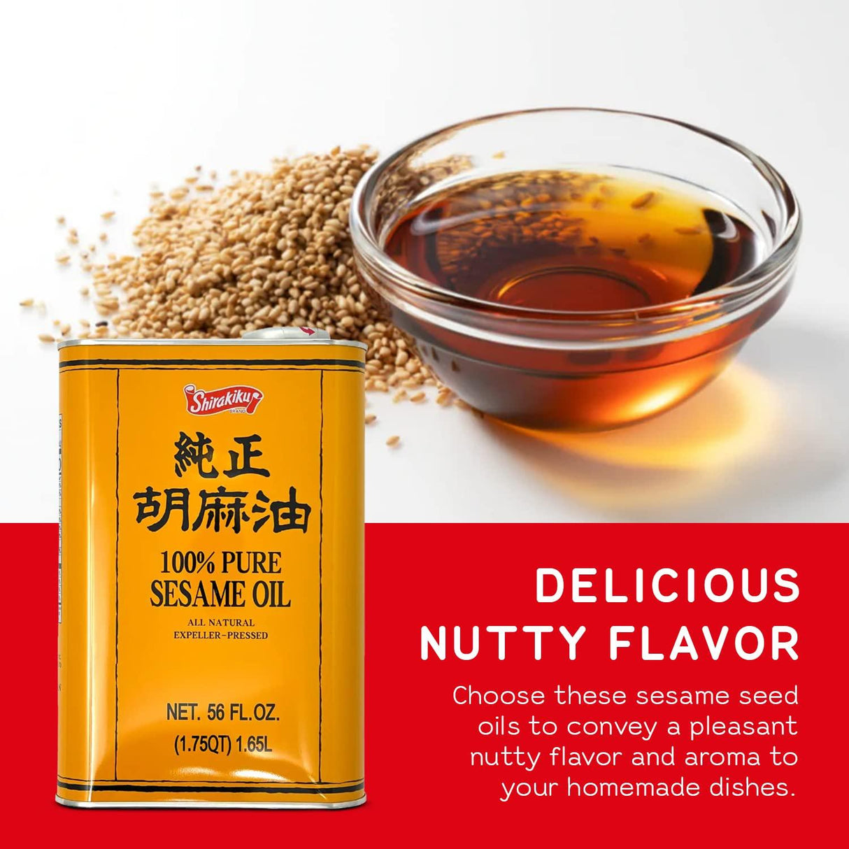 Shirakiku Japanese Sesame Oil - Mighty Depot