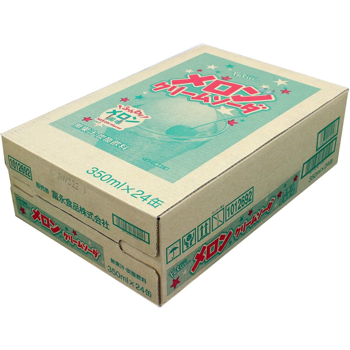 Felice melon cream soda 11.83 fl oz, 24 packs - Mighty Depot