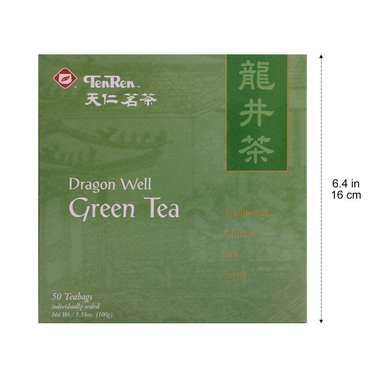 Ten Ren Lung Ching Tea, Taiwan Tea, Bag Collection, 50 Bags - Mighty Depot