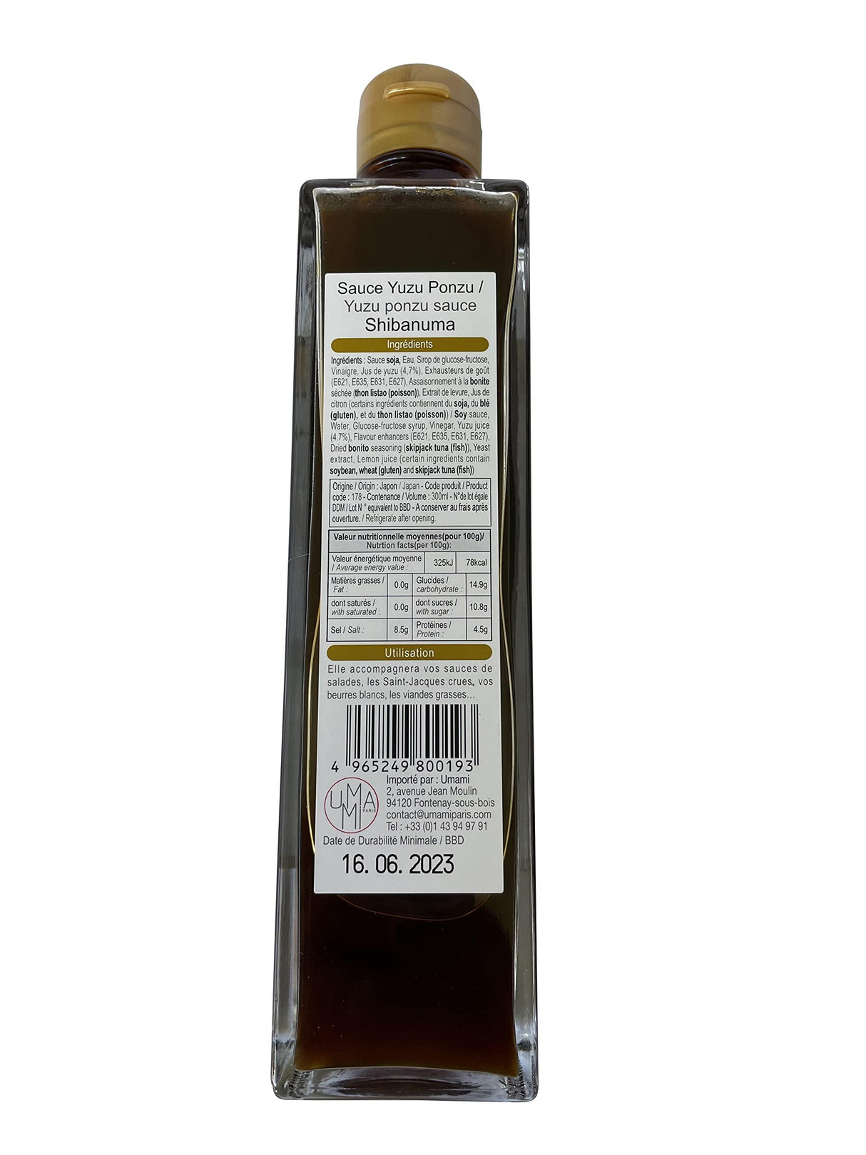 Premium Ponzu Yuzu Sauce 10.15 oz - Mighty Depot