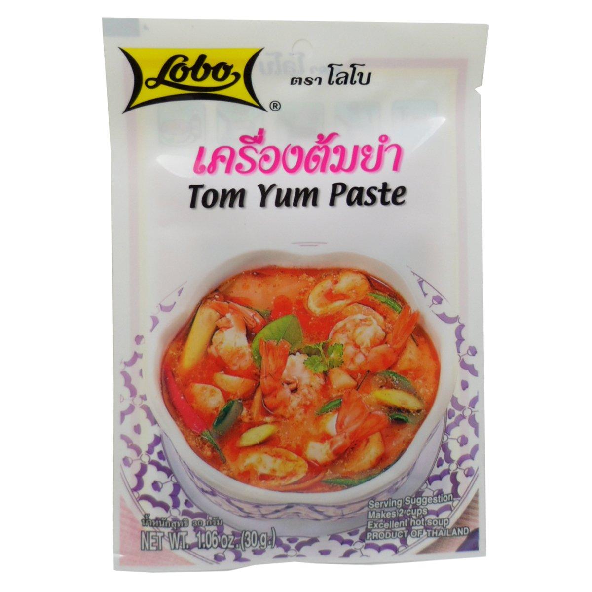 Tom Yum Paste Natural Herbal Food Size 30g (1.05oz) X 4 Bags Thai Soup - Mighty Depot