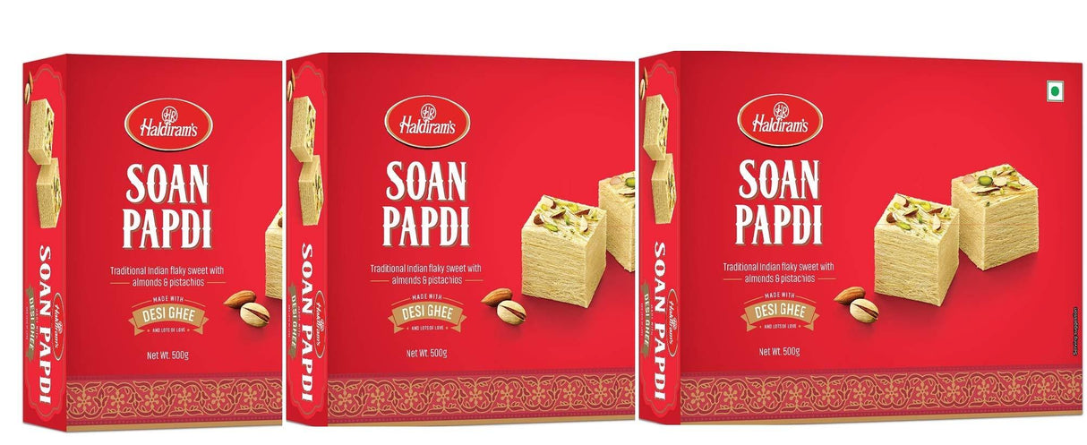 Haldirams - Soan Papdi 250Gms, Sweet, 8.75 Ounce - Mighty Depot