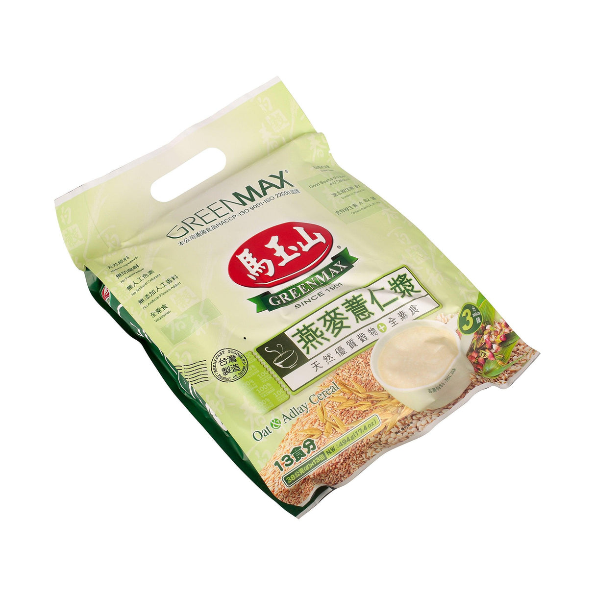 Greenmax, Oat & Pearl Barley Cereal, 494 Gram - Mighty Depot