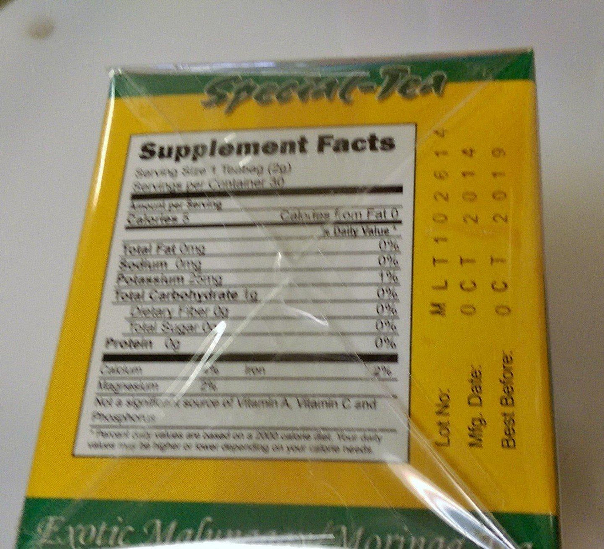 Special - Tea Exotic Malunggay Moringa Tea Pack Of Two Boxes 30 Tea Bags In A Box Net Wt. 60G - Mighty Depot