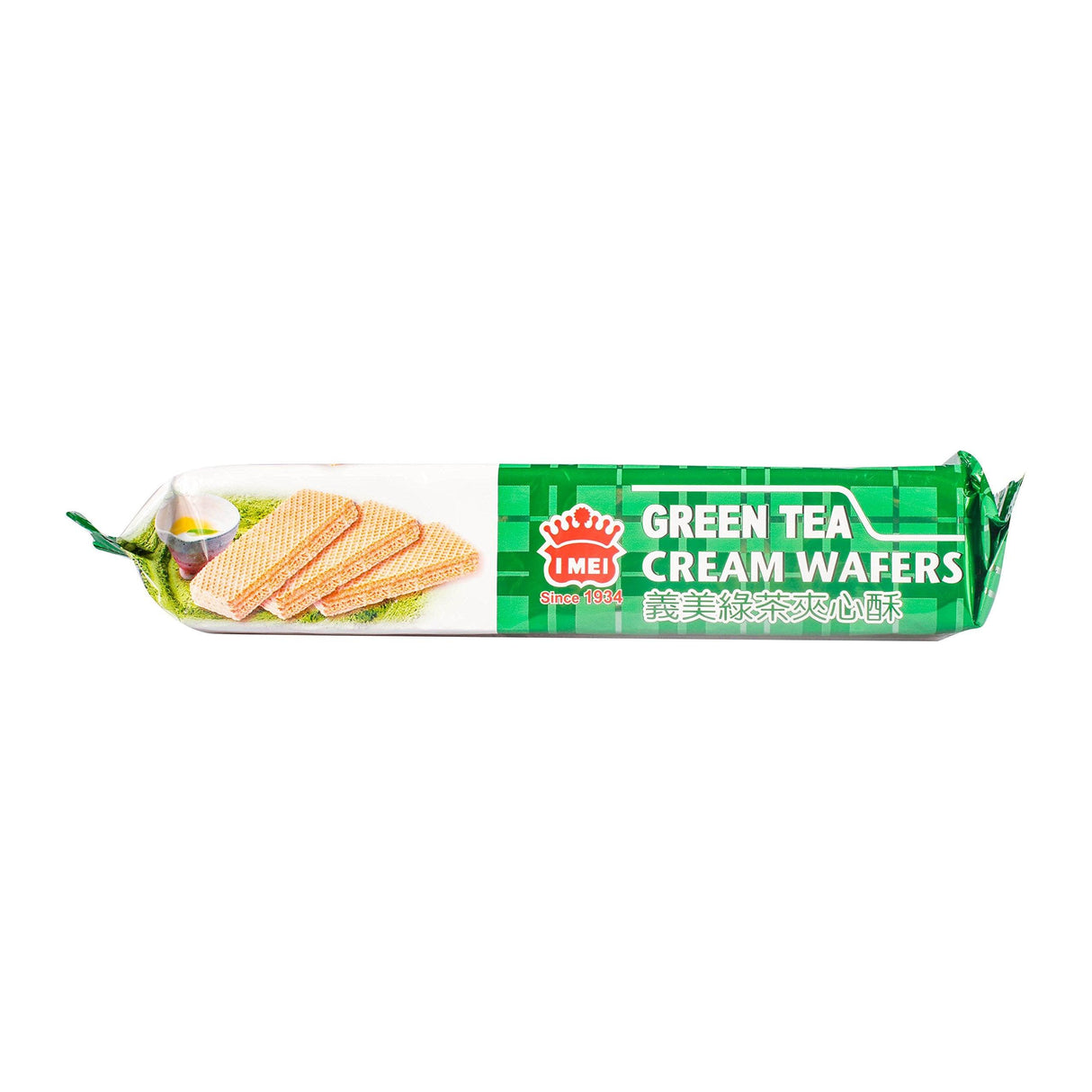 Mei Cream Wafer, Green Tea, 7.05 Ounce - Mighty Depot