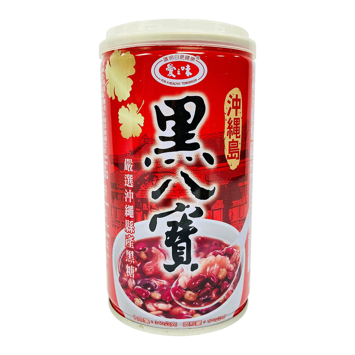 AGV Mixed Congee With Brown Sugar 愛之味 沖繩黑八寶 12oz (340g) - Mighty Depot